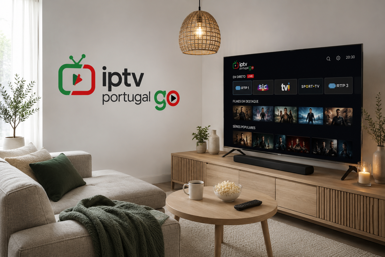 Canais de televisão em português no serviço IPTV Portugal Go