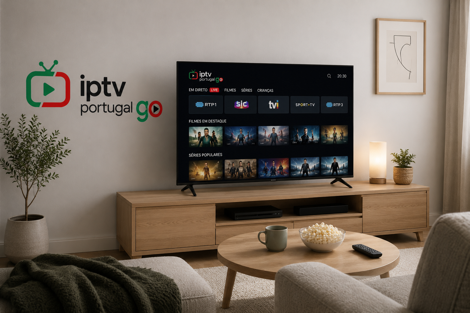 Transmissões de desporto em direto no serviço IPTV Portugal Go