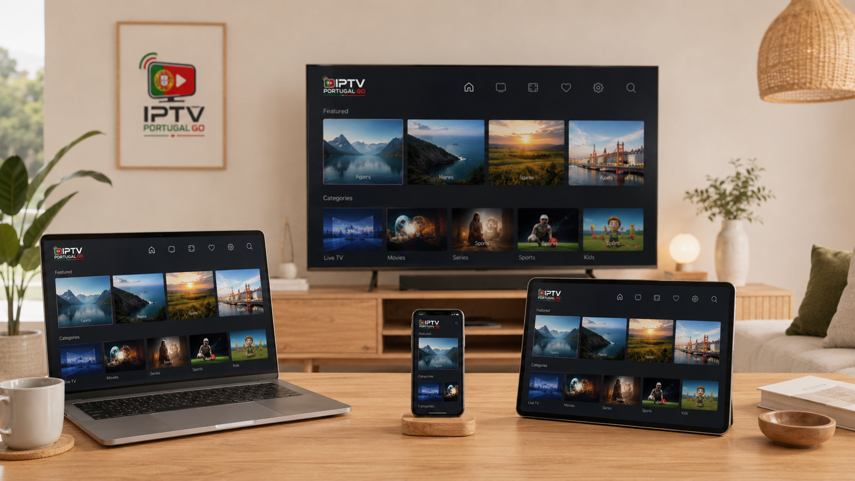 Apoio à instalação do IPTV Portugal Go em vários dispositivos